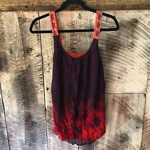 Free People vintage tank top boho